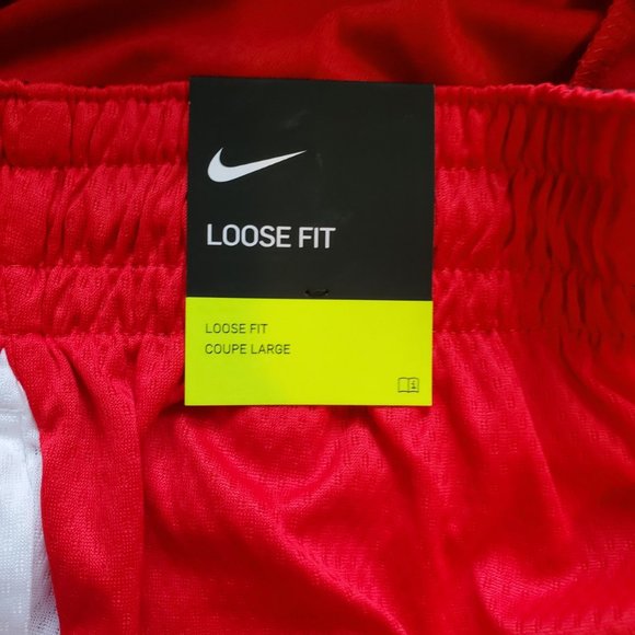 Nike Mens Red Loose Fit Dri Fit Athletic Shorts Size 3XL - Picture 5 of 5